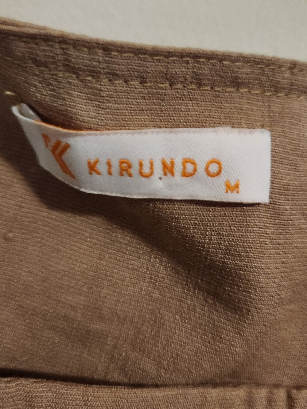Kirundo Tan Maxi Dress Medium - Picture 2 of 3